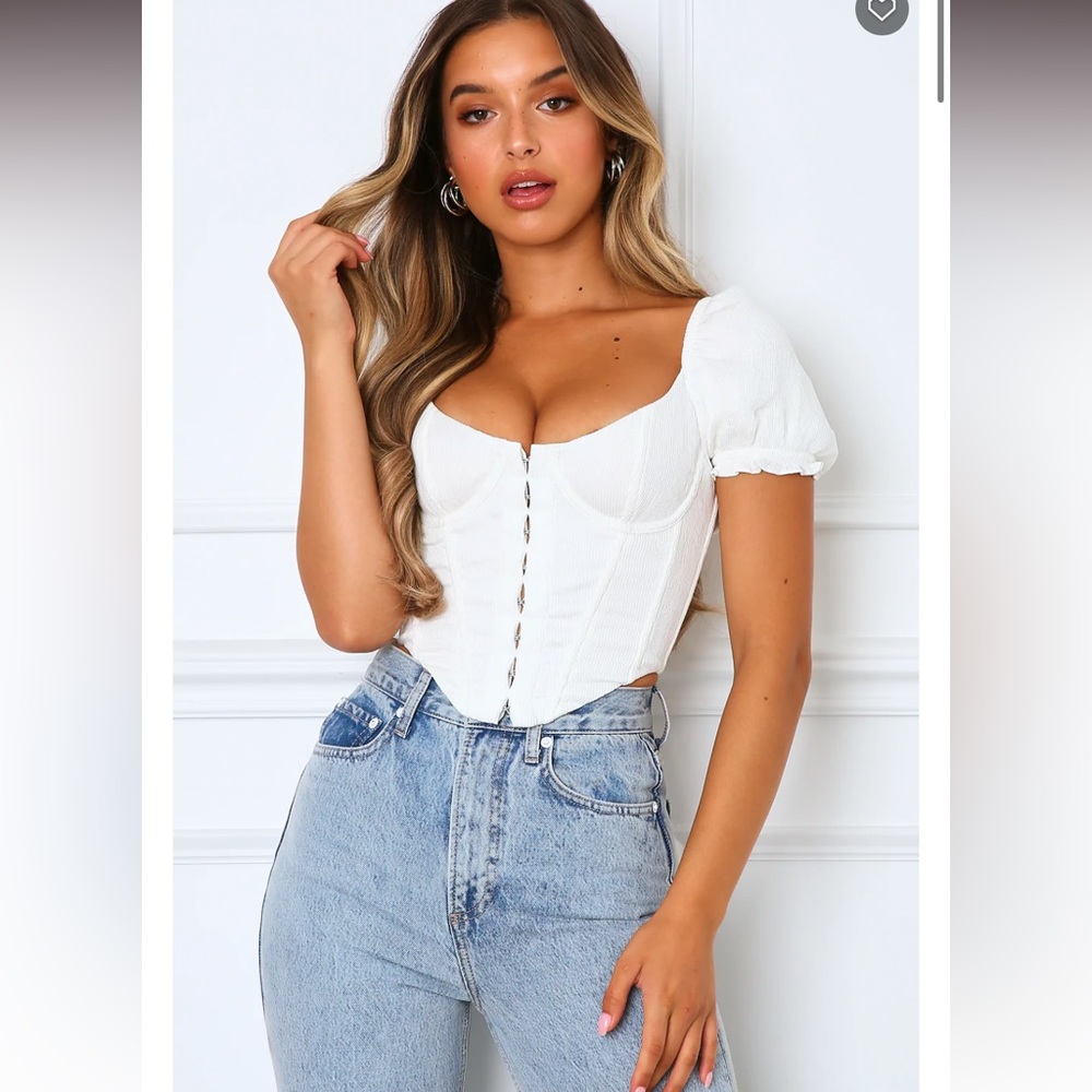 White Fox Bustier